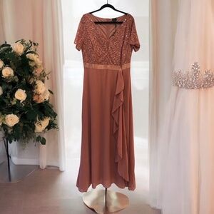 Women’s Elegant Deep V-Neck Dress size XXL